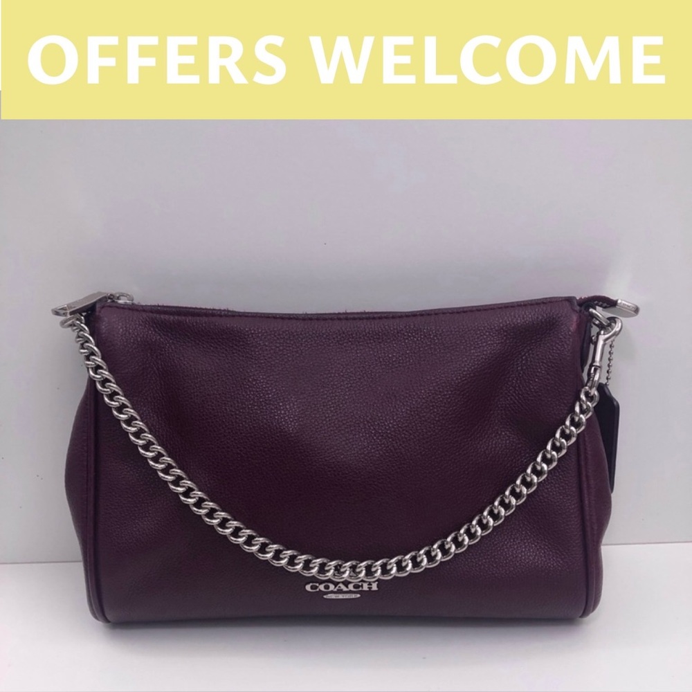 Coach Pebbled Leather Carrie Crossbody